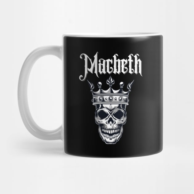 Macbeth Skull and Crown by E.S. Creative